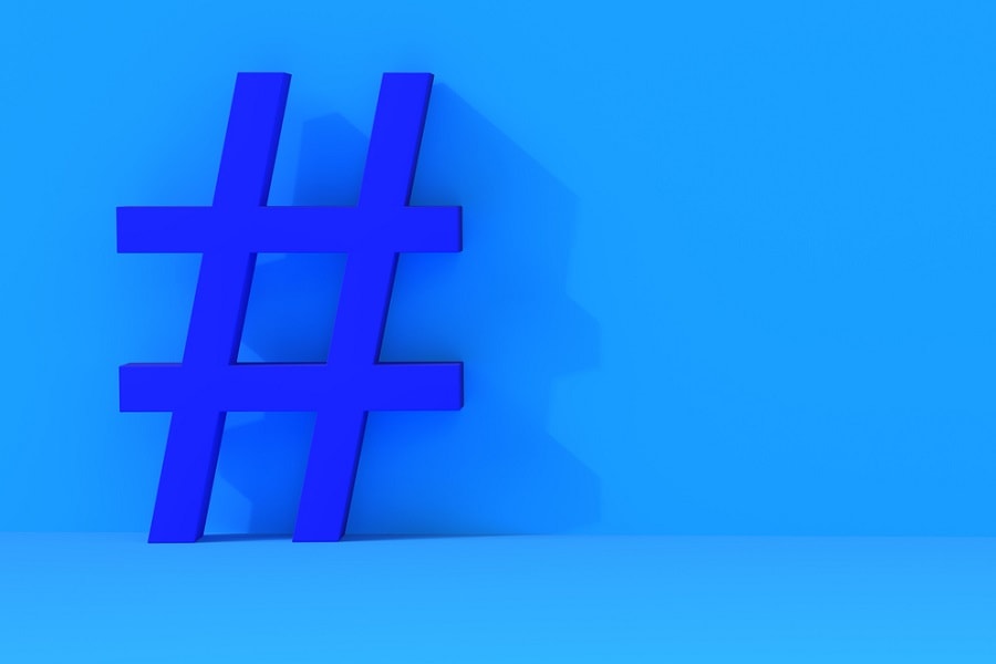 hashtags en las redes sociales 